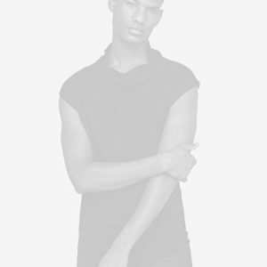 Black Angled Buckle Jacket